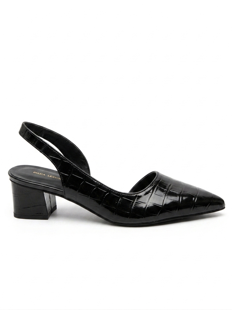 Comfortable Work Heels, Wide Toe Box, Arch Support, Standing All Day