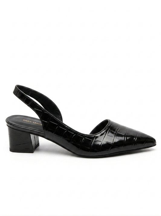 Comfortable Work Heels, Wide Toe Box, Arch Support, Standing All Day