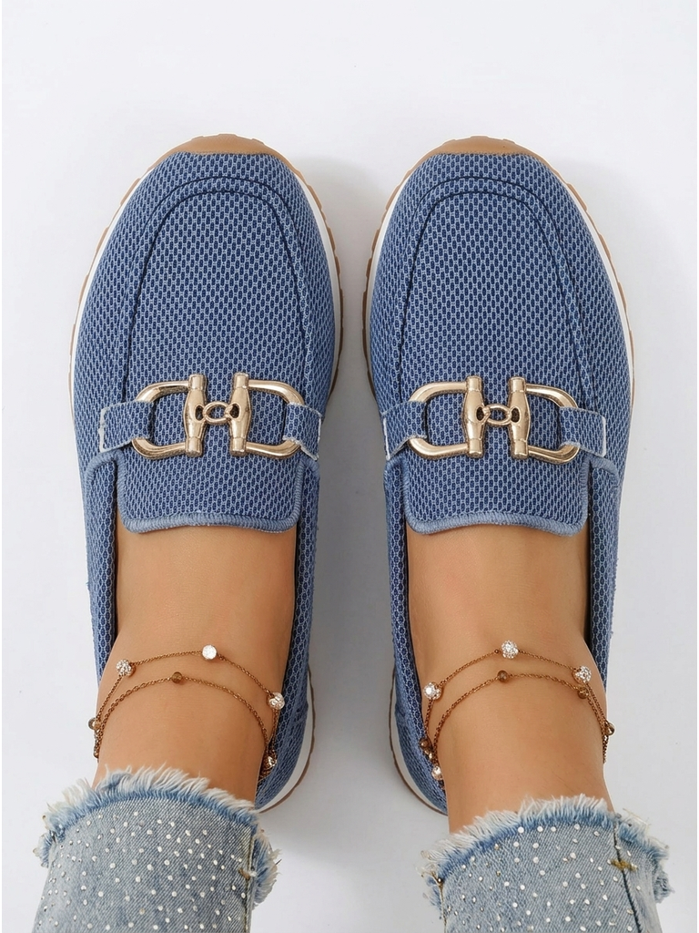 Comfortable Women's Slip-On Loafers for Walking, Arch Support, All-Day Wear