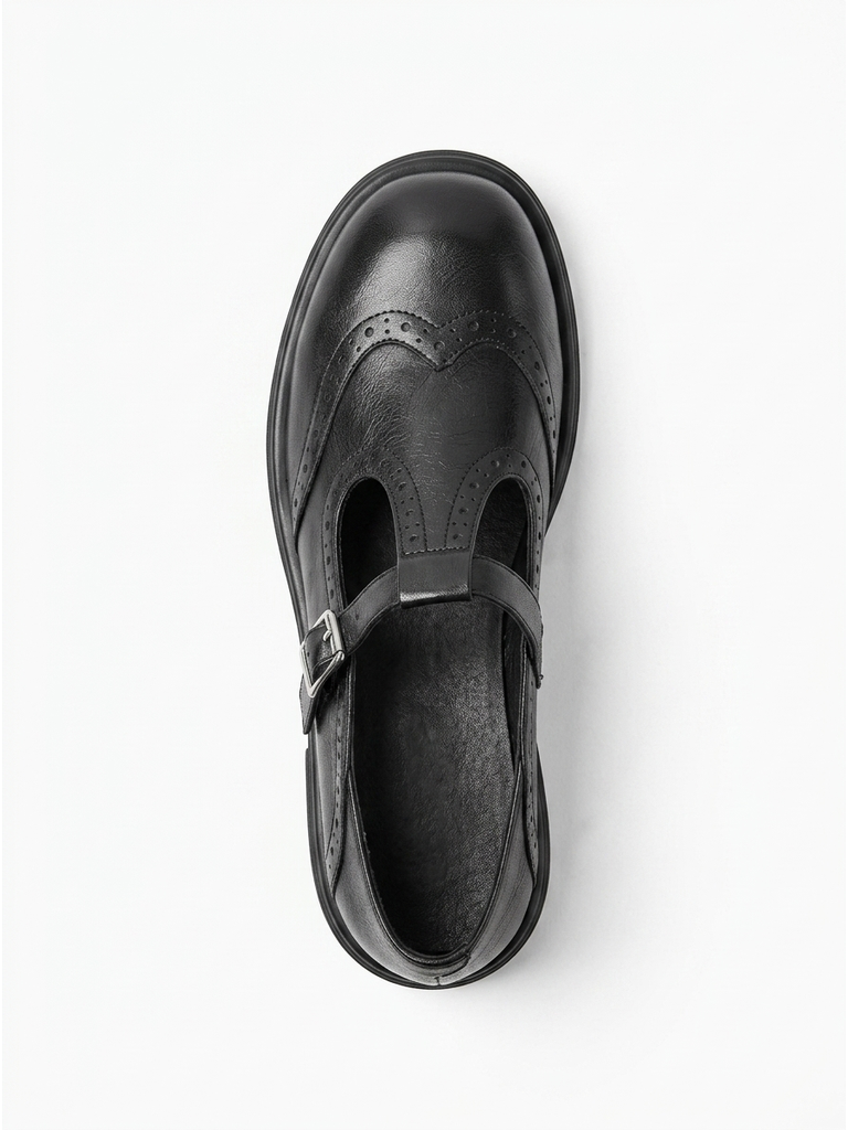 Comfortable Women's Leather Non-Slip for Work, Comfortable Padded Sole
