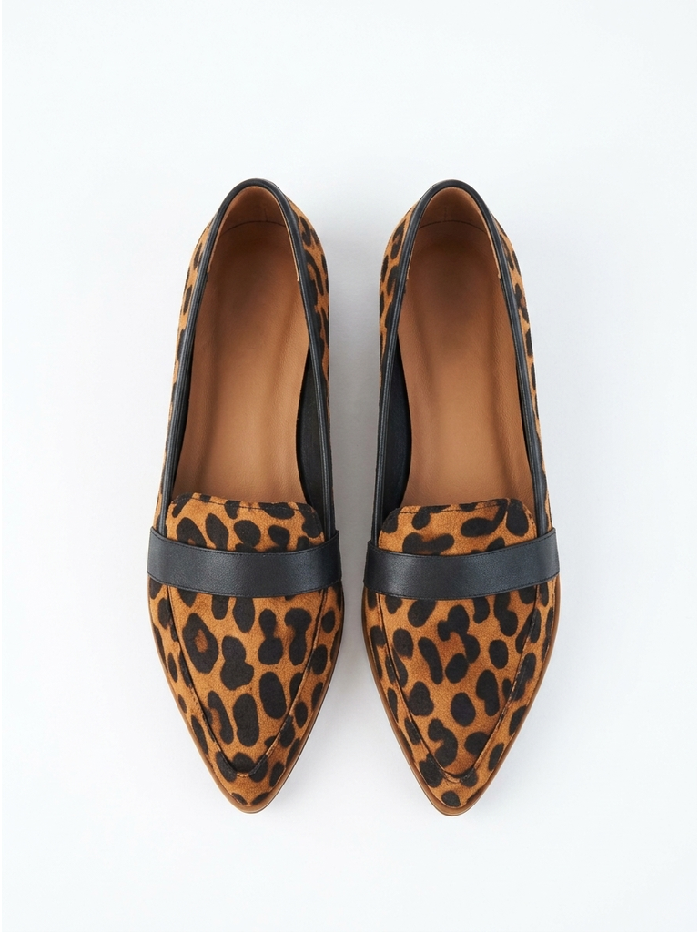 Women's Suede Flats with Cushioned Insole, All-Day Comfort Loafers