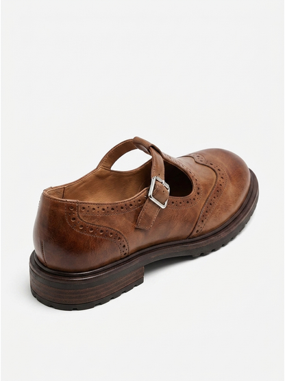 Comfortable Women's Leather Non-Slip for Work, Comfortable Padded Sole