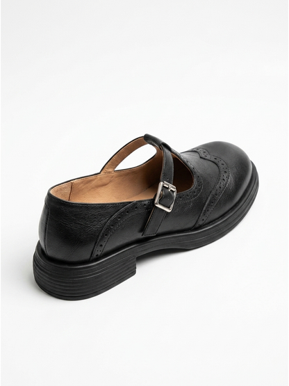 Comfortable Women's Leather Non-Slip for Work, Comfortable Padded Sole