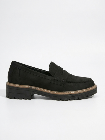 Women's Comfort Loafers, Wide Fit, Cushioned Slip-On Walking Shoes
