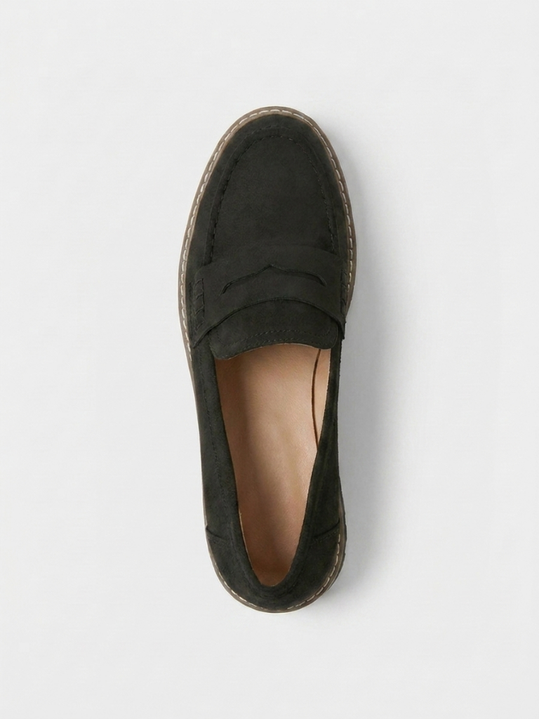Women's Comfort Loafers, Wide Fit, Cushioned Slip-On Walking Shoes