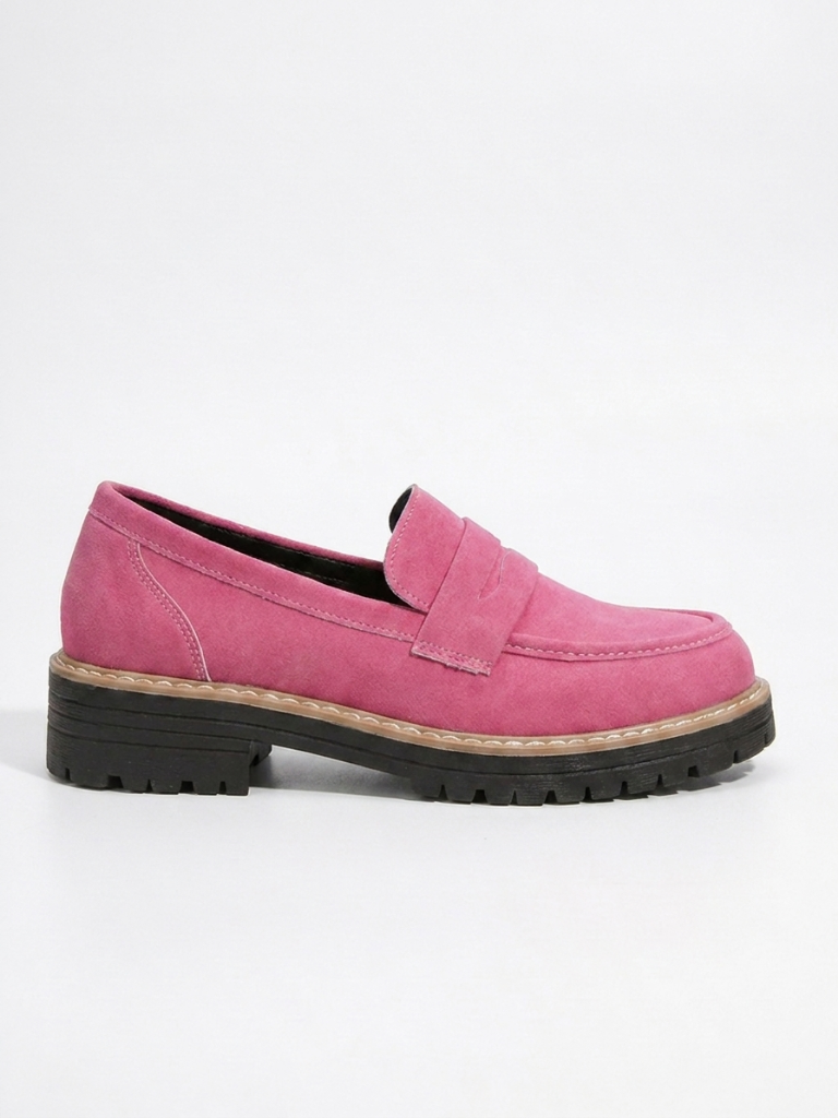 Women's Comfort Loafers, Wide Fit, Cushioned Slip-On Walking Shoes
