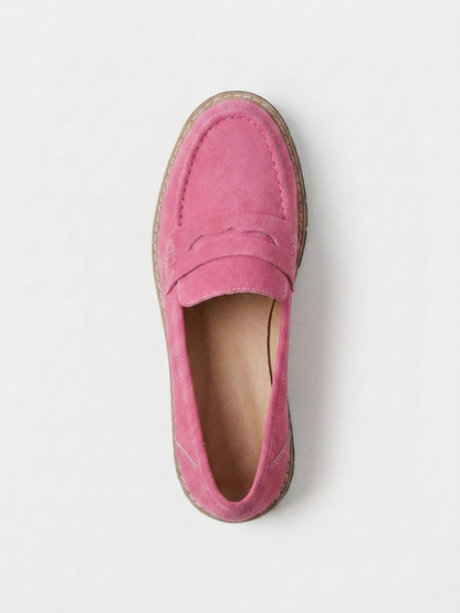 Women's Comfort Loafers, Wide Fit, Cushioned Slip-On Walking Shoes