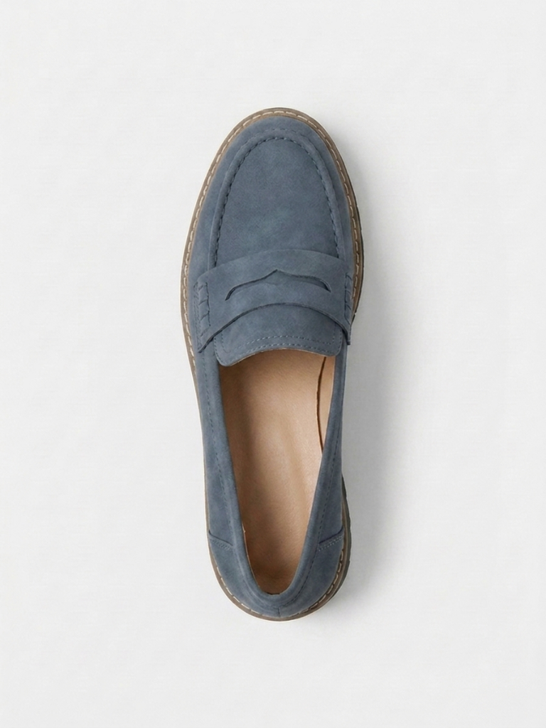 Women's Comfort Loafers, Wide Fit, Cushioned Slip-On Walking Shoes