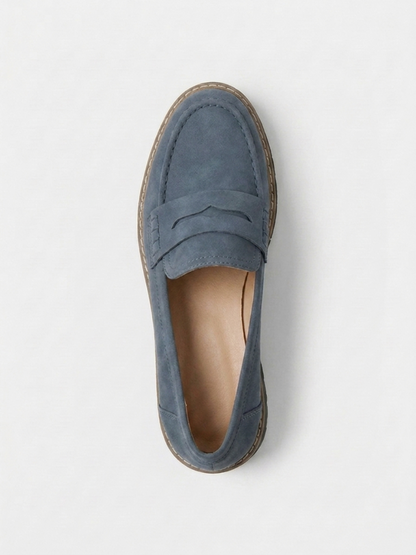 Women's Comfort Loafers, Wide Fit, Cushioned Slip-On Walking Shoes