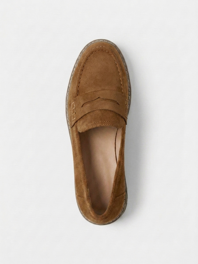 Women's Comfort Loafers, Wide Fit, Cushioned Slip-On Walking Shoes