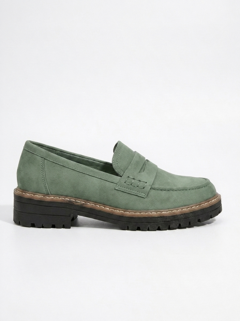 Women's Comfort Loafers, Wide Fit, Cushioned Slip-On Walking Shoes
