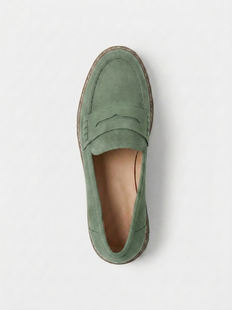 Women's Comfort Loafers, Wide Fit, Cushioned Slip-On Walking Shoes