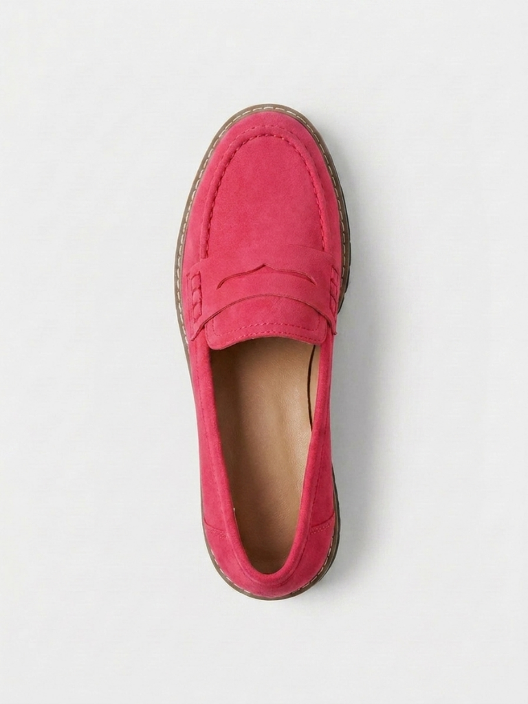 Women's Comfort Loafers, Wide Fit, Cushioned Slip-On Walking Shoes