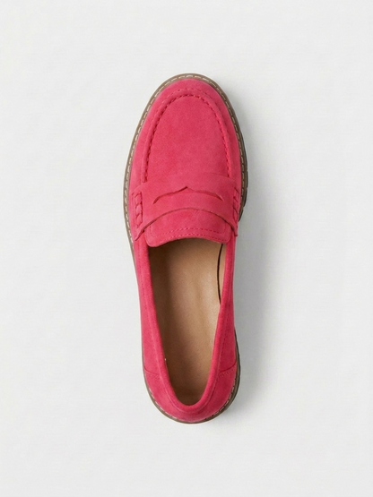 Women's Comfort Loafers, Wide Fit, Cushioned Slip-On Walking Shoes